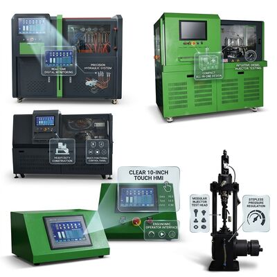 دستگاه تست پمپ دیزل جهانی CRP-Multi 4-in-1 با VFD 15 کیلووات و محدوده فشار 2500 بار